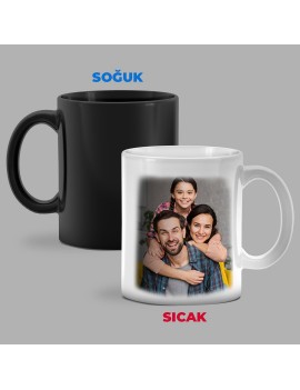 Kişiye Özel Sihirli Kupa Bardak | Renk Değiştiren Baskılı Kupa