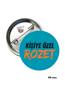 Kişiye Özel 44mm Baskılı Rozet – Fotoğraf, Yazı veya Logo Tasarımı