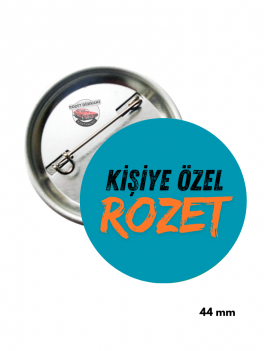 Kişiye Özel 44mm Baskılı Rozet – Fotoğraf, Yazı veya Logo Tasarımı