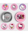 7’li Hello Kitty Rozet Seti | Sevimli ve Renkli Tasarımlar