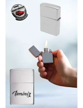 KİŞİYE ÖZEL İSİMLİ BENZİNLİ ZİPPO ÇAKMAK | ÖZEL BASKILI