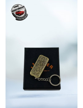 DESENLİ ANAHTARLIK ÇAKMAK | KİŞİYE ÖZEL LAZER KAZIMALI