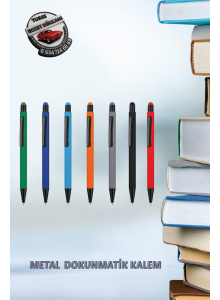 KASYO TABLET & DOKUNMATİK KALEM | RUBBER GÖVDE METAL TÜKENMEZ | KİŞİYE ÖZEL BASKILI