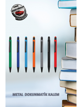 KASYO TABLET & DOKUNMATİK KALEM | RUBBER GÖVDE METAL TÜKENMEZ | KİŞİYE ÖZEL BASKILI