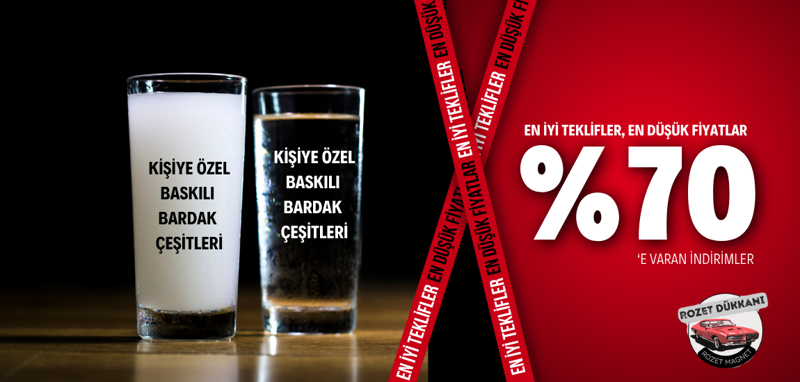 KİŞİYE ÖZEL BASKILI BARDAKLAR