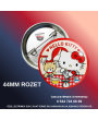 Hello Kitty Tekli Rozet | 44mm ve 58mm Seçenekli | Sevimli Tasarım, Parlak Baskı