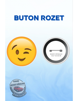 EMOJİ TEMALI SEVİMLİ ROZET – EĞLENCELİ VE RENKLİ TASARIM