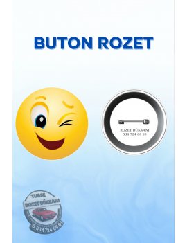 EMOJİ TEMALI SEVİMLİ ROZET – EĞLENCELİ VE RENKLİ TASARIM