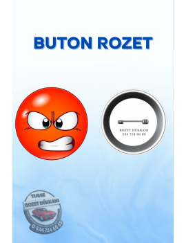 EMOJİ TEMALI SEVİMLİ ROZET – EĞLENCELİ VE RENKLİ TASARIM