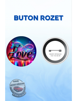 LOVE SEVİMLİ ROZET – MİNİMAL VE ANLAMLI TASARIM