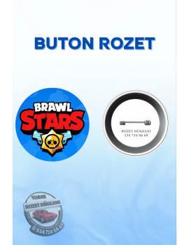 BRAWL STARS TEMALI ROZET | OYUN VE EĞLENCE TASARIM