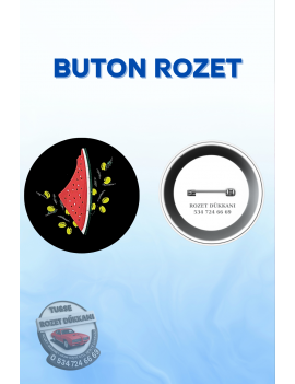 FİLİSTİN TEMALI ANLAMLI ROZET