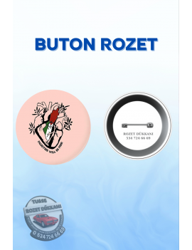 FİLİSTİN TEMALI ANLAMLI ROZET