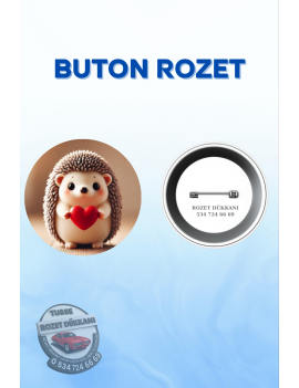 SEVİMLİ HAYVANLAR TEMALI ROZET – TATLI VE RENKLİ TASARIM