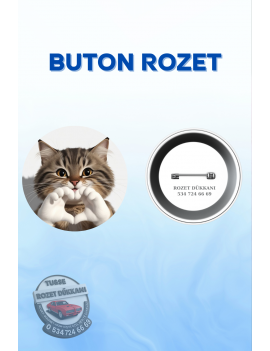 SEVİMLİ HAYVANLAR TEMALI ROZET – TATLI VE RENKLİ TASARIM