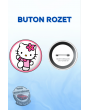 HELLO KITTY TEMALI SEVİMLİ ROZET | POP KÜLTÜR TASARIM