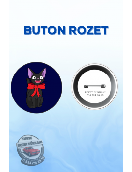 KIKI’S DELIVERY SERVICE TEMALI ROZET | ANİME ESTETİK TASARIM