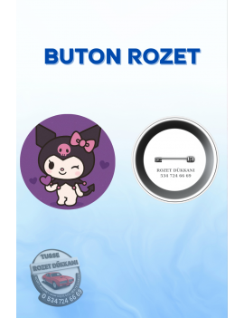 KUROMI TEMALI SEVİMLİ ROZET