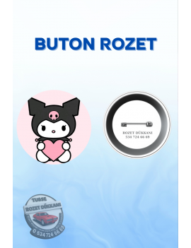 KUROMI TEMALI SEVİMLİ ROZET