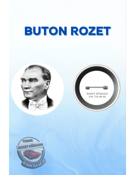 ATATÜRK TEMALI ROZET | ANLAMLI VE ÖZEL TASARIM