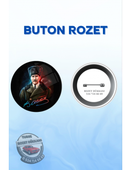 ATATÜRK TEMALI ROZET | ANLAMLI VE ÖZEL TASARIM