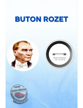 ATATÜRK TEMALI ROZET | ANLAMLI VE ÖZEL TASARIM