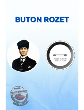 ATATÜRK TEMALI ROZET | ANLAMLI VE ÖZEL TASARIM