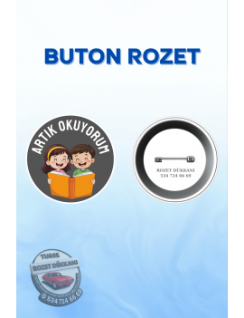 ARTIK OKUYORUM ROZETİ | OKUMA BAŞARISI ÖĞRENCİ ROZETİ