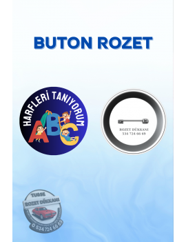 HARFLERİ TANIYORUM ÖĞRENCİ ROZETİ | OKUMA YAZMAYA İLK ADIM