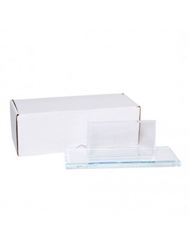 Kristal Cam Masa İsimliği | Altın Renk Metal | Kişiye Özel