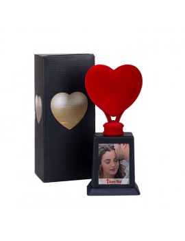 Kalpli Ödül Kupası | 25 cm | Gizli Hediyelik Bölmeli | Kişiye Özel Baskılı