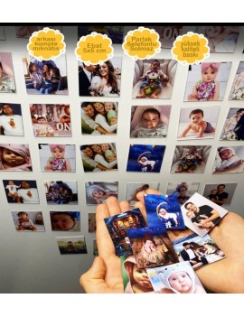 Kare 50mm Kişiye Özel Magnet | Fotoğraf, Logo veya Yazı Baskılı