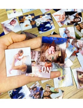 Kare 50mm Kişiye Özel Magnet | Fotoğraf, Logo veya Yazı Baskılı