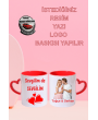 SEVGİLİMDE SEVGİLİM AŞK KUPASI – KALP KULPLU KIRMIZI KUPA | KİŞİYE ÖZEL